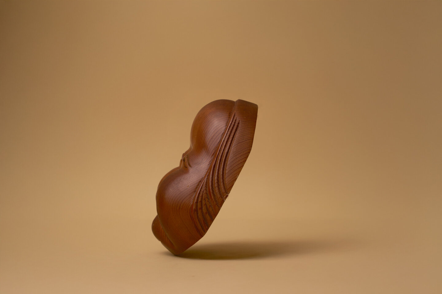 【伝統工芸】木彫面 お多福（おかめ）