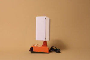 ナショナル デジタルクロック付デスクランプ