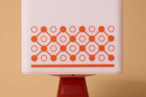 ナショナル デジタルクロック付デスクランプ